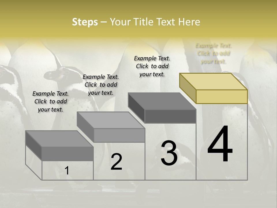 Penguins Emperor Penguins Huddle PowerPoint Template