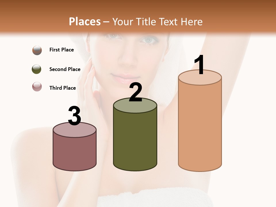 Armpit Smile White PowerPoint Template