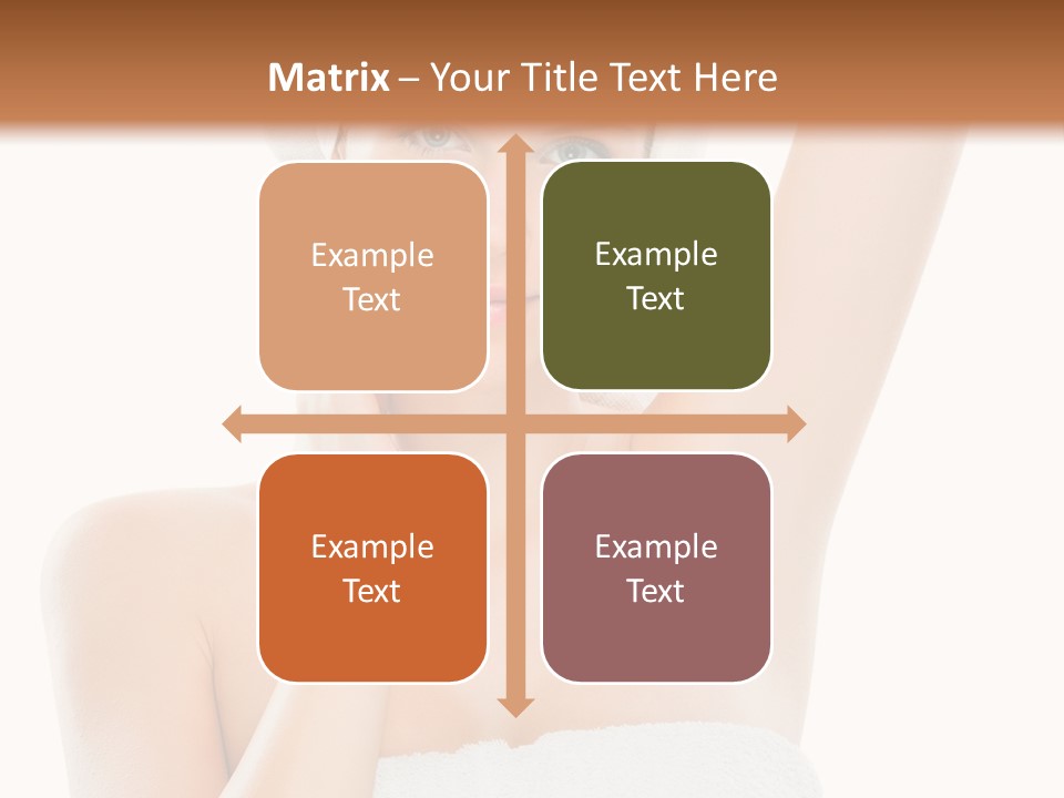 Armpit Smile White PowerPoint Template