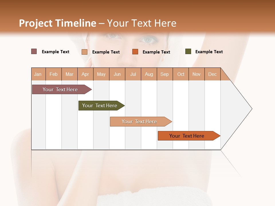 Armpit Smile White PowerPoint Template