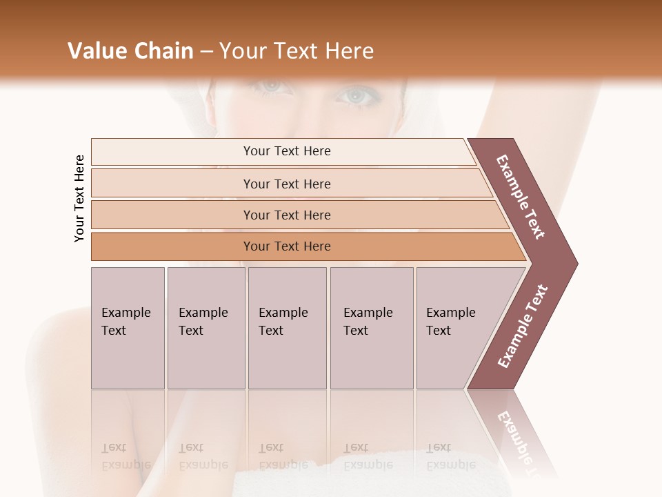 Armpit Smile White PowerPoint Template