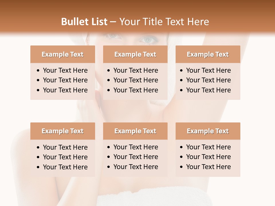 Armpit Smile White PowerPoint Template