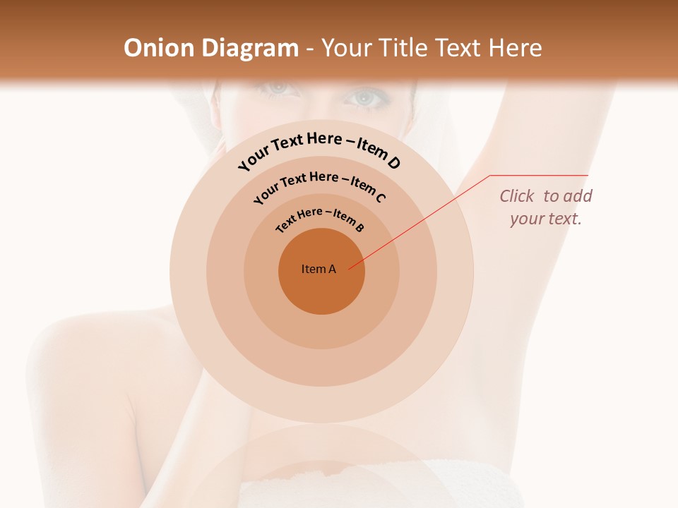 Armpit Smile White PowerPoint Template