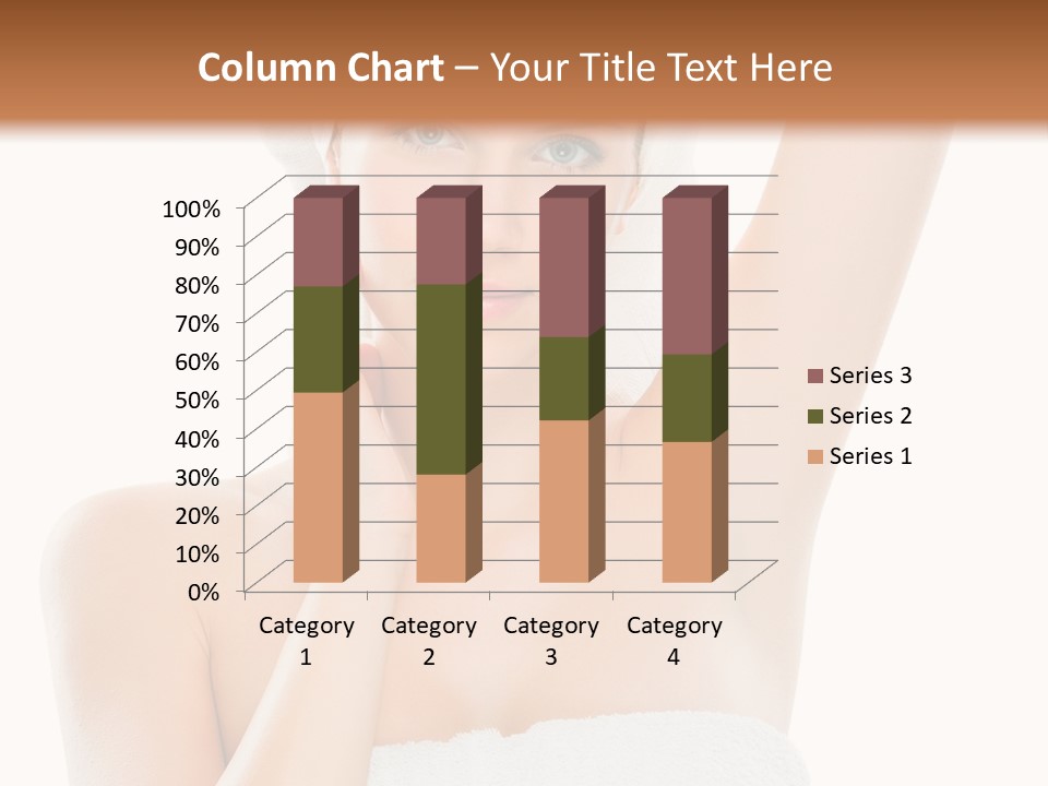 Armpit Smile White PowerPoint Template