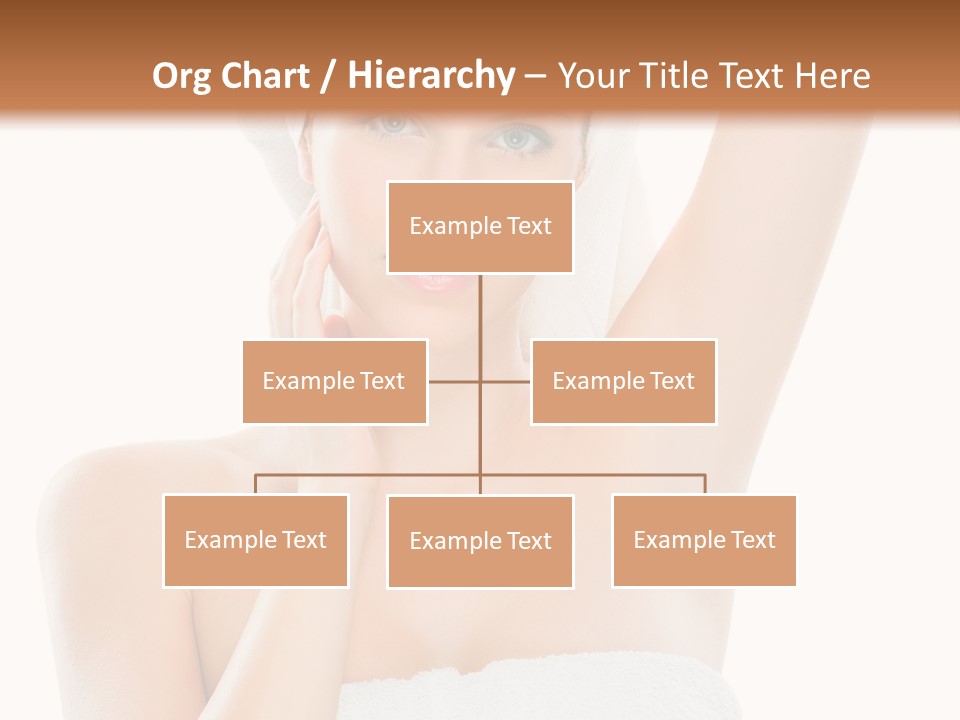 Armpit Smile White PowerPoint Template