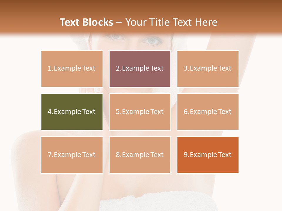 Armpit Smile White PowerPoint Template