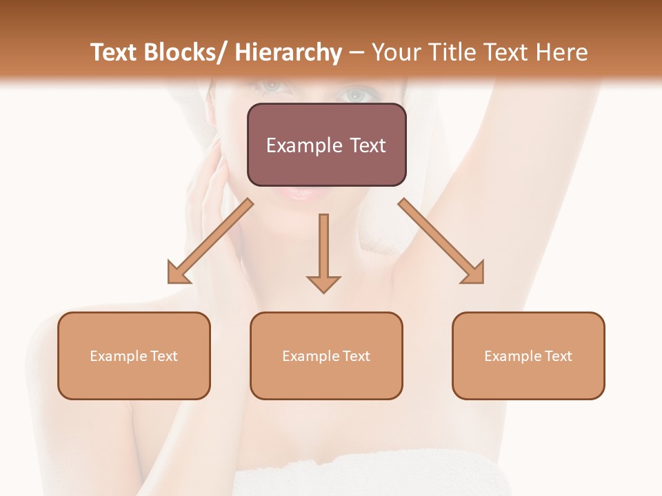 Armpit Smile White PowerPoint Template