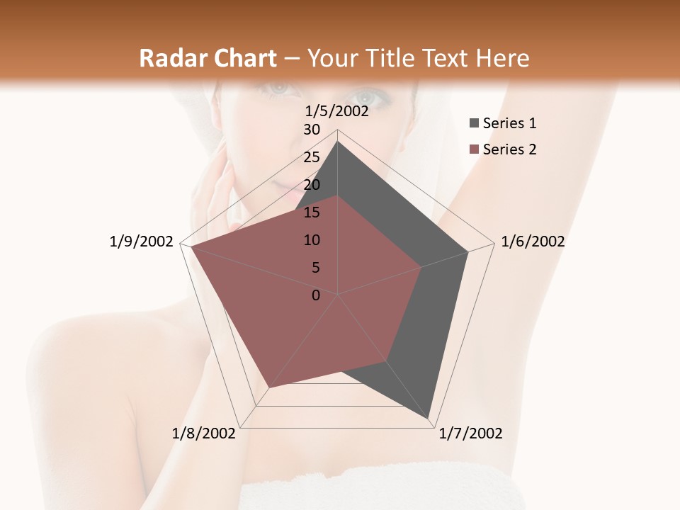 Armpit Smile White PowerPoint Template