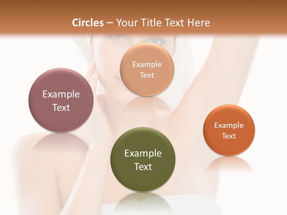 Armpit Smile White PowerPoint Template