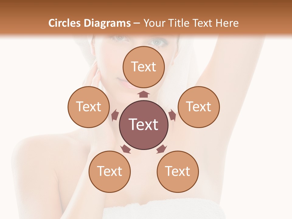 Armpit Smile White PowerPoint Template