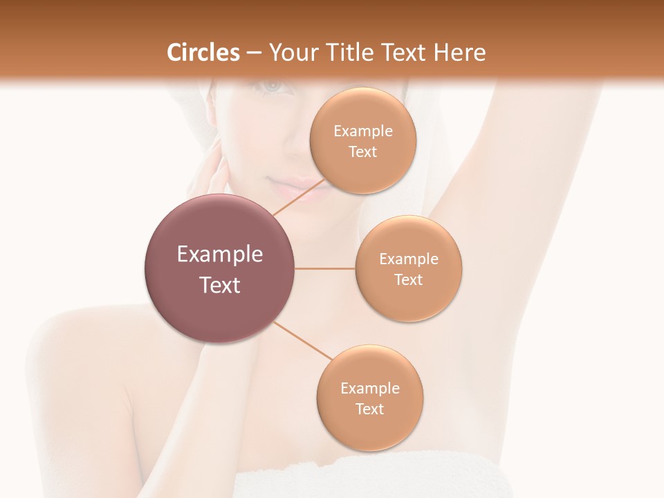 Armpit Smile White PowerPoint Template