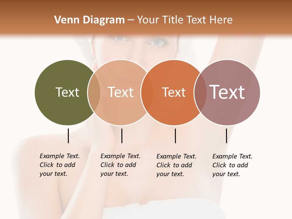 Armpit Smile White PowerPoint Template