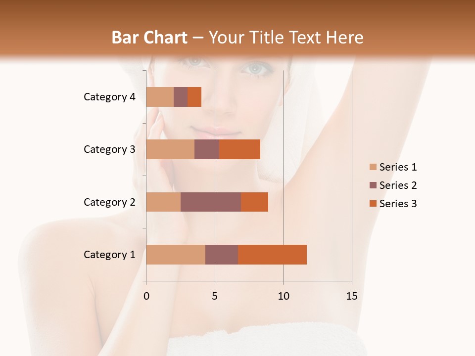 Armpit Smile White PowerPoint Template