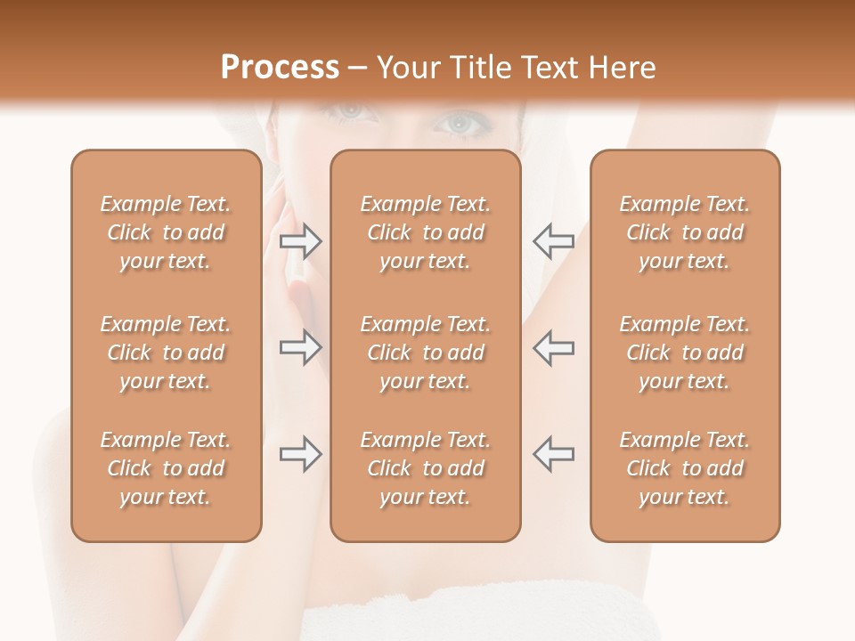 Armpit Smile White PowerPoint Template