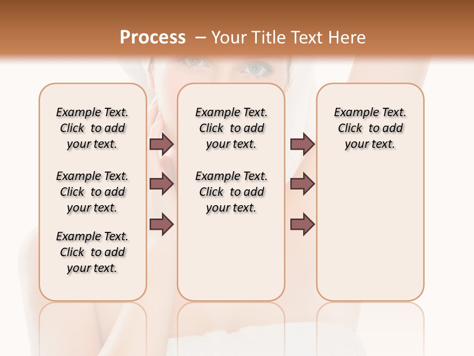 Armpit Smile White PowerPoint Template