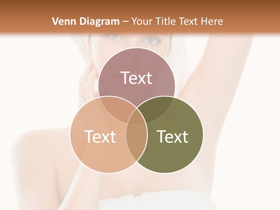 Armpit Smile White PowerPoint Template