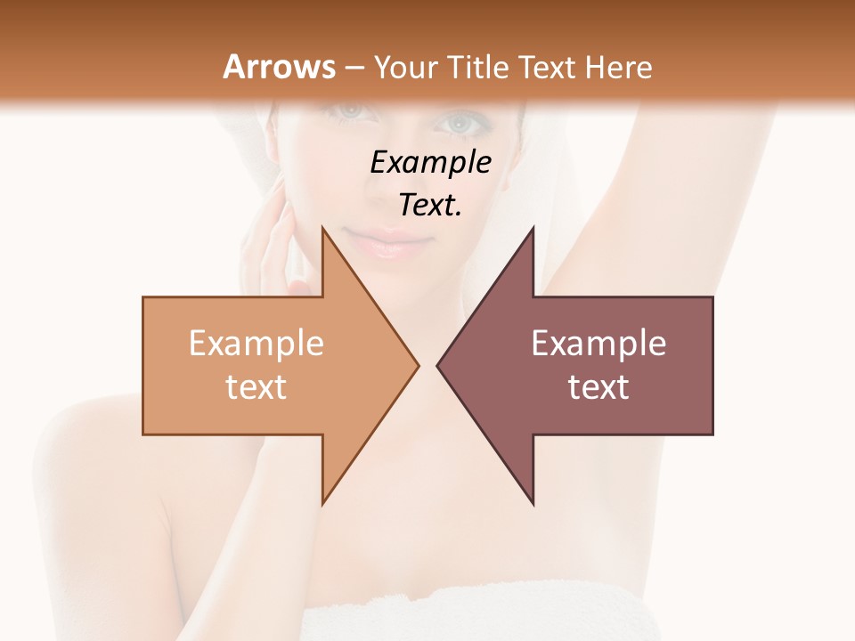 Armpit Smile White PowerPoint Template