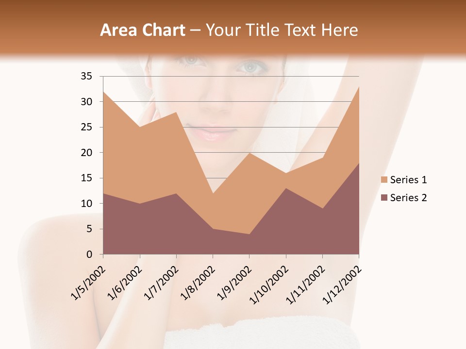 Armpit Smile White PowerPoint Template