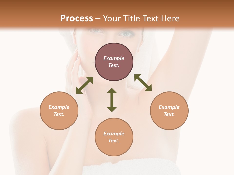 Armpit Smile White PowerPoint Template