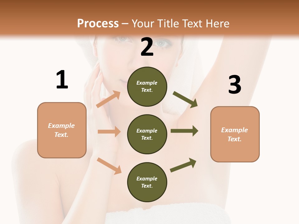 Armpit Smile White PowerPoint Template