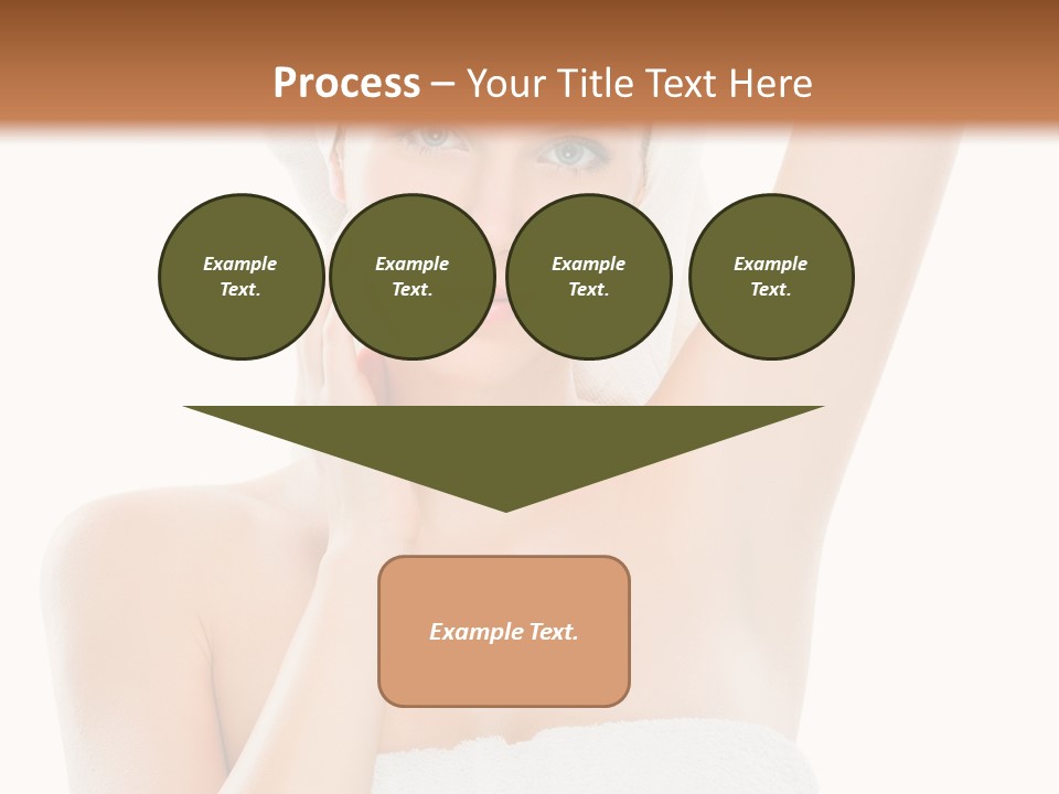 Armpit Smile White PowerPoint Template