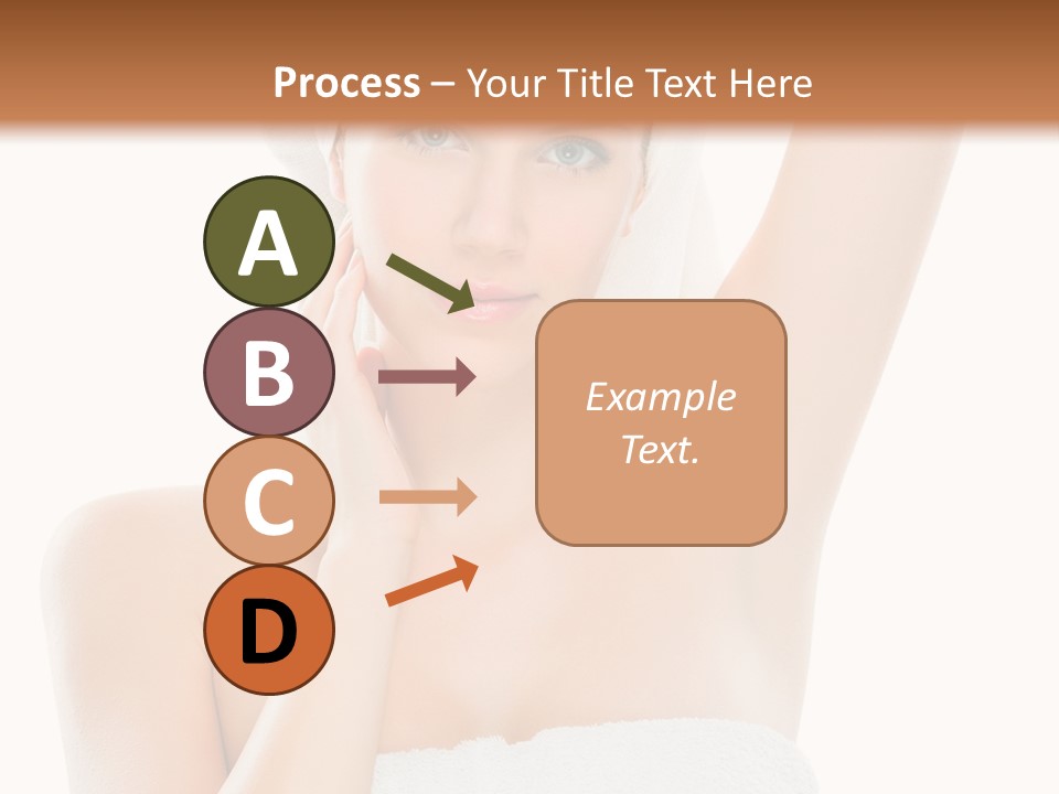 Armpit Smile White PowerPoint Template