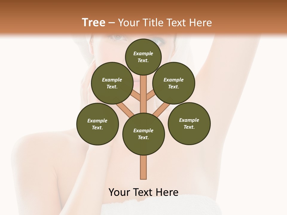 Armpit Smile White PowerPoint Template