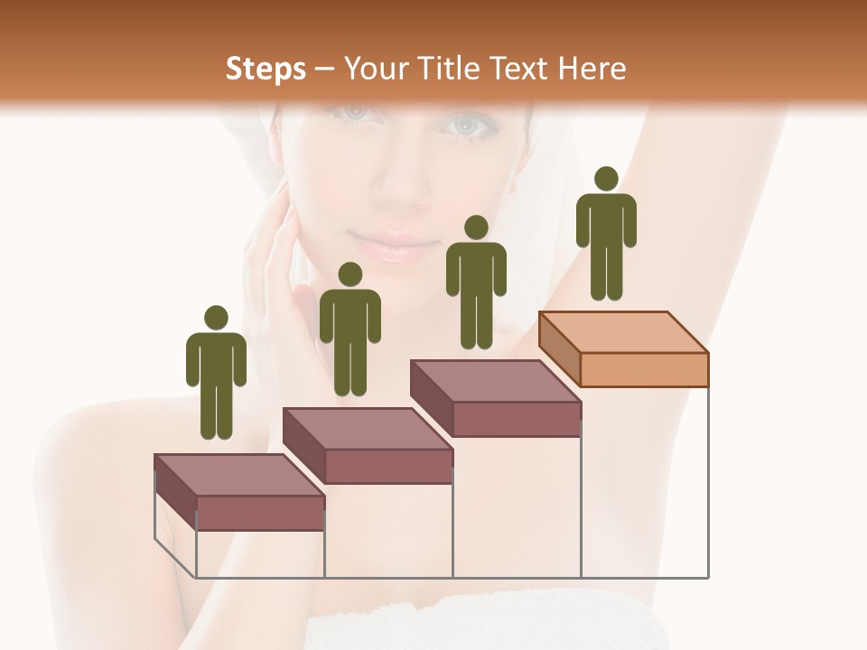 Armpit Smile White PowerPoint Template