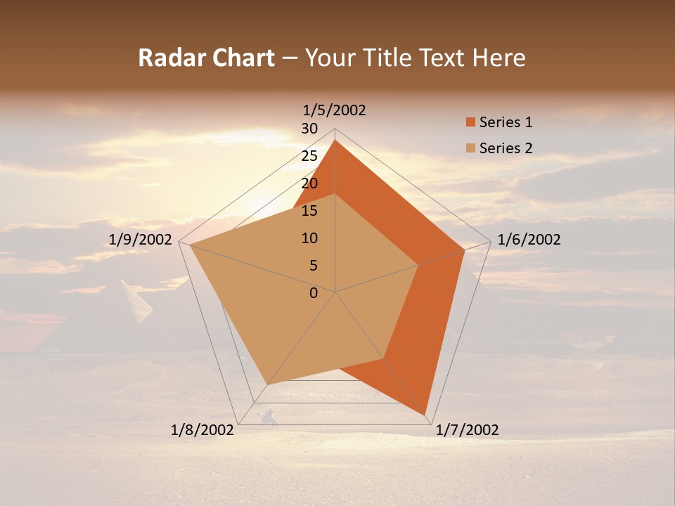 Lady Maps Elderly PowerPoint Template