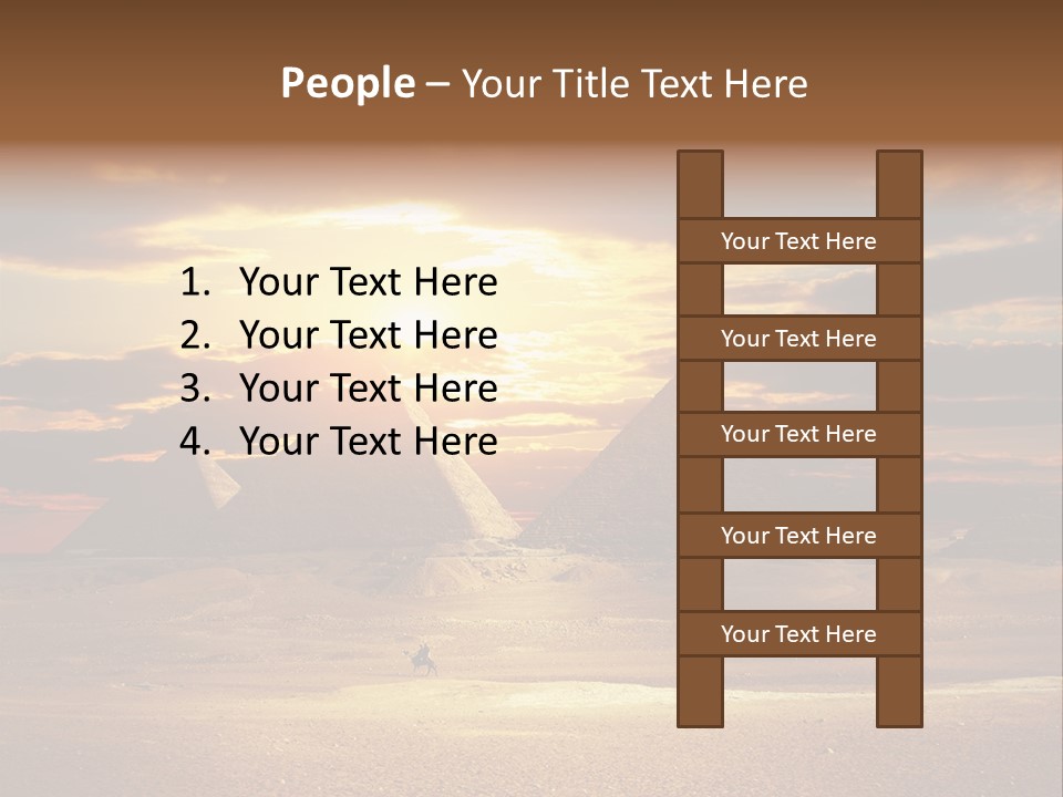 Lady Maps Elderly PowerPoint Template