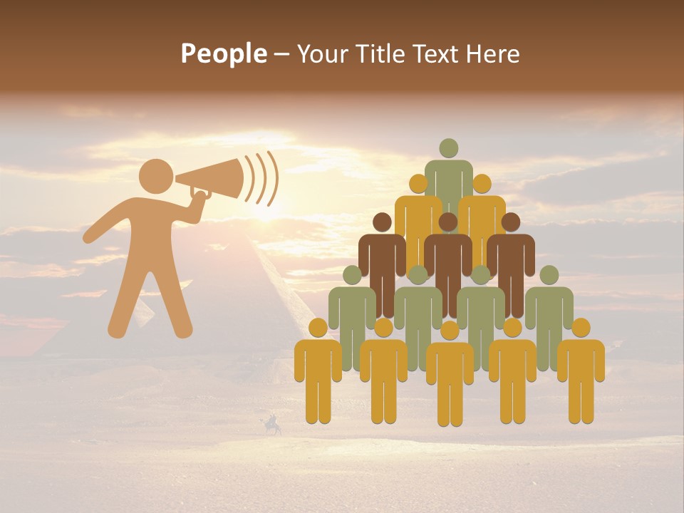 Lady Maps Elderly PowerPoint Template