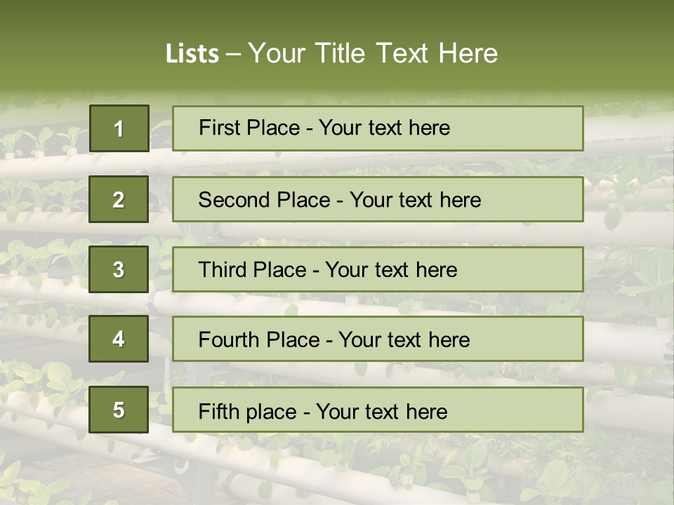 Plants Spring Cultivation PowerPoint Template