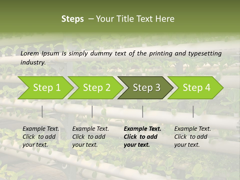 Plants Spring Cultivation PowerPoint Template