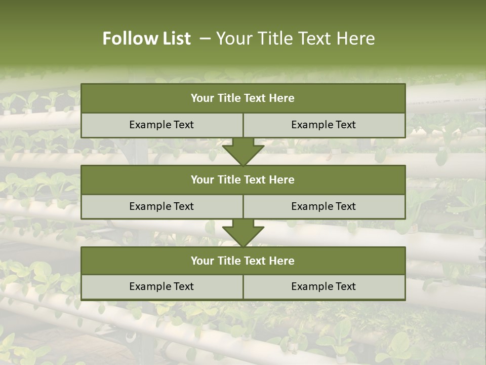 Plants Spring Cultivation PowerPoint Template