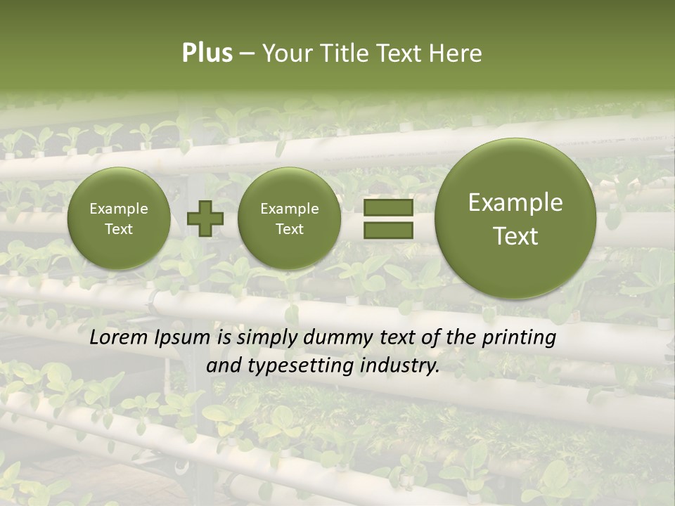 Plants Spring Cultivation PowerPoint Template
