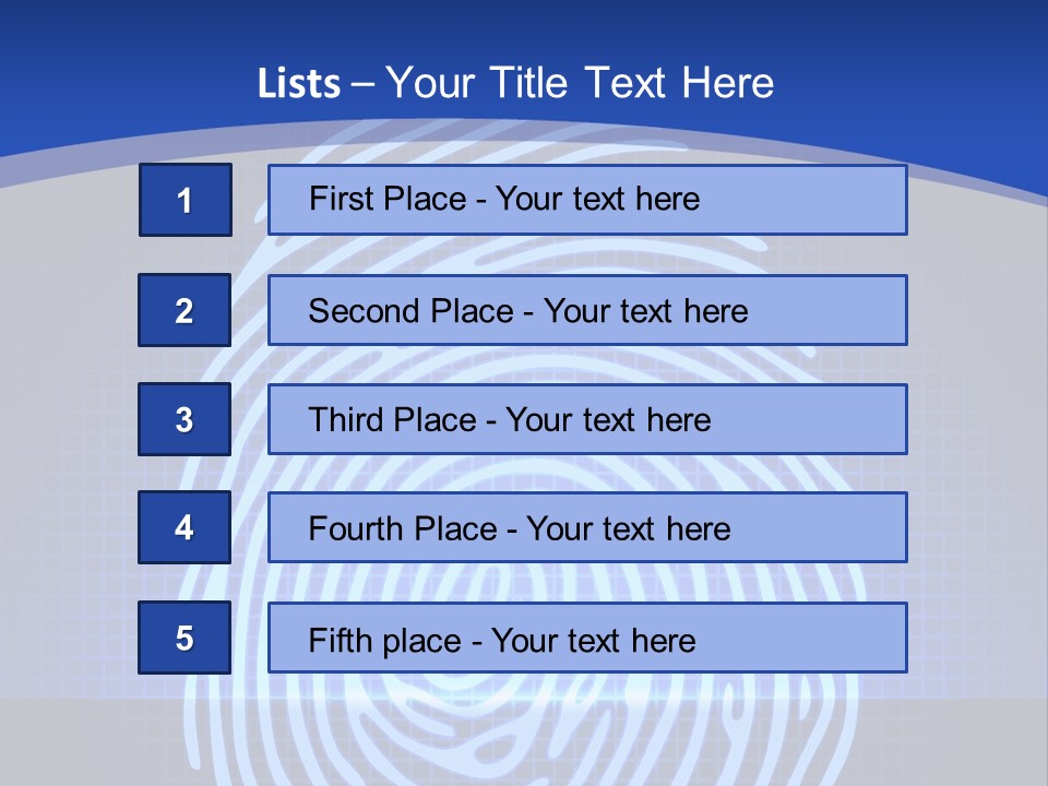 Print Pattern Data PowerPoint Template