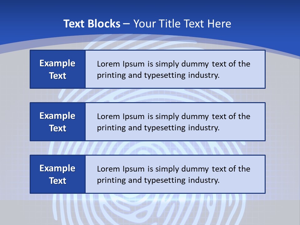 Print Pattern Data PowerPoint Template