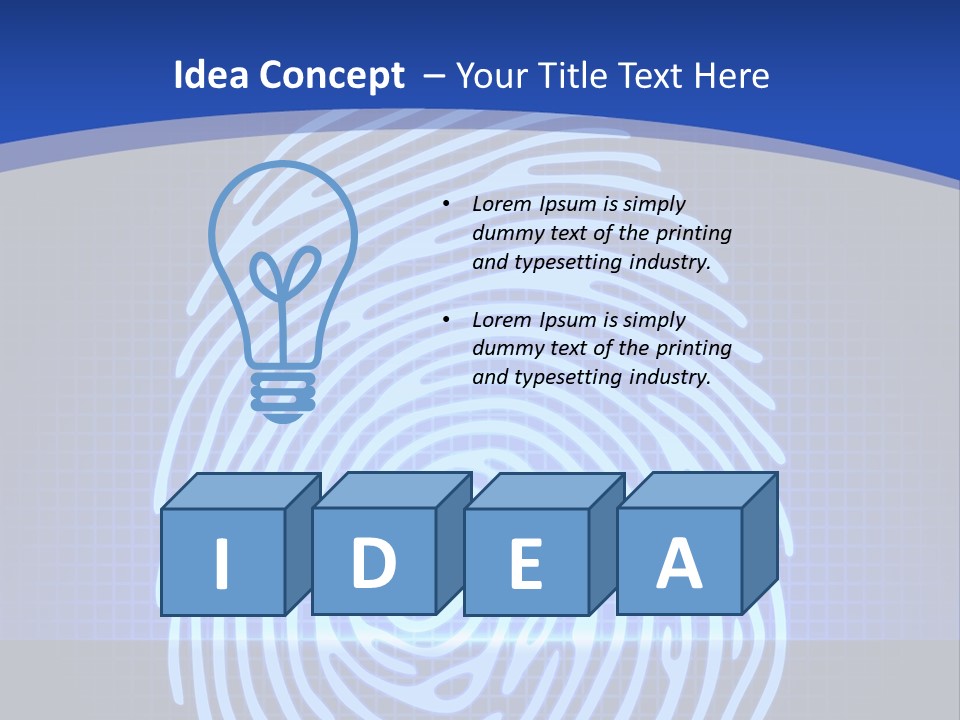 Print Pattern Data PowerPoint Template