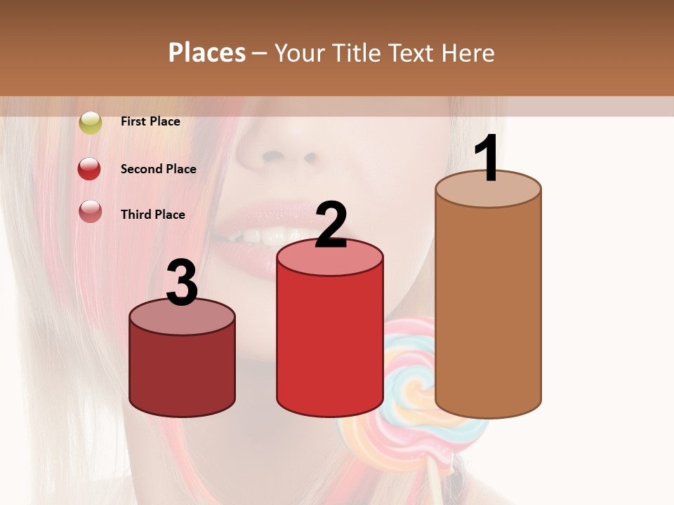 Beautiful Sugar Isolated PowerPoint Template