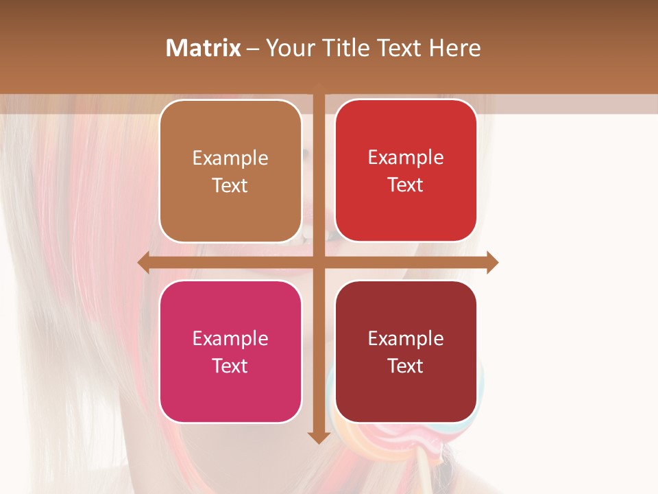 Beautiful Sugar Isolated PowerPoint Template