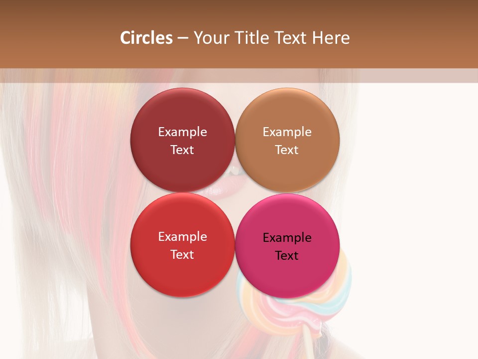 Beautiful Sugar Isolated PowerPoint Template