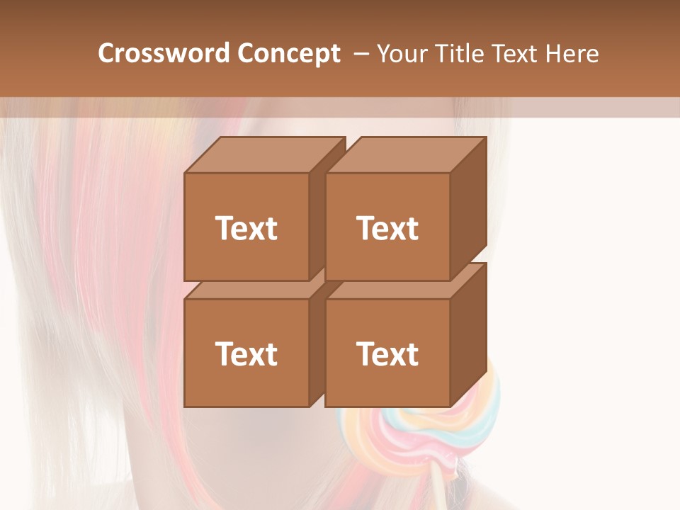 Beautiful Sugar Isolated PowerPoint Template