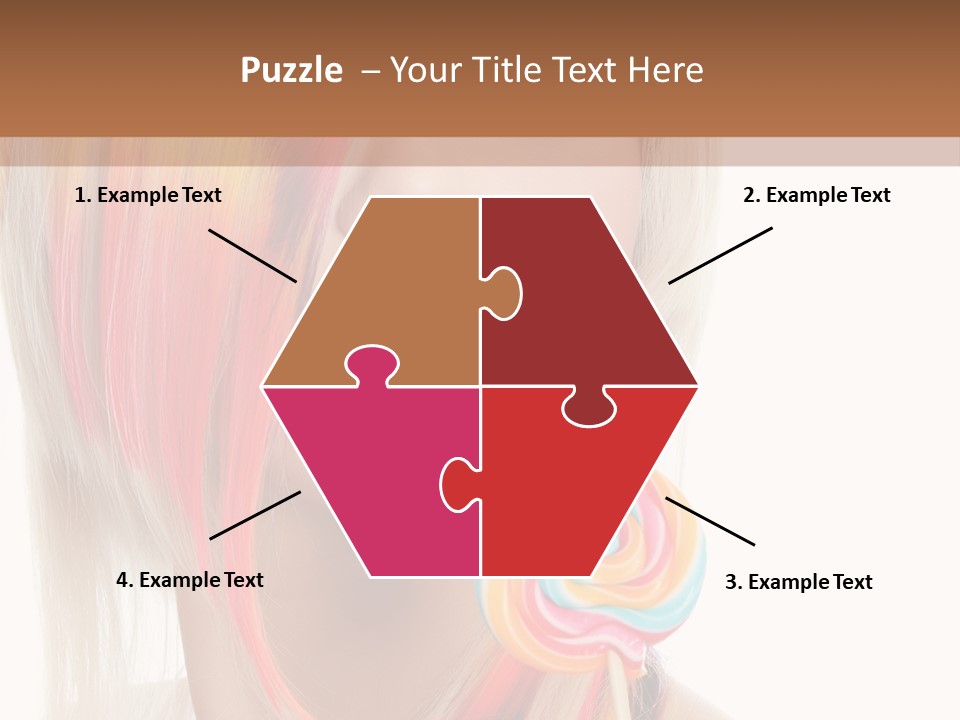 Beautiful Sugar Isolated PowerPoint Template