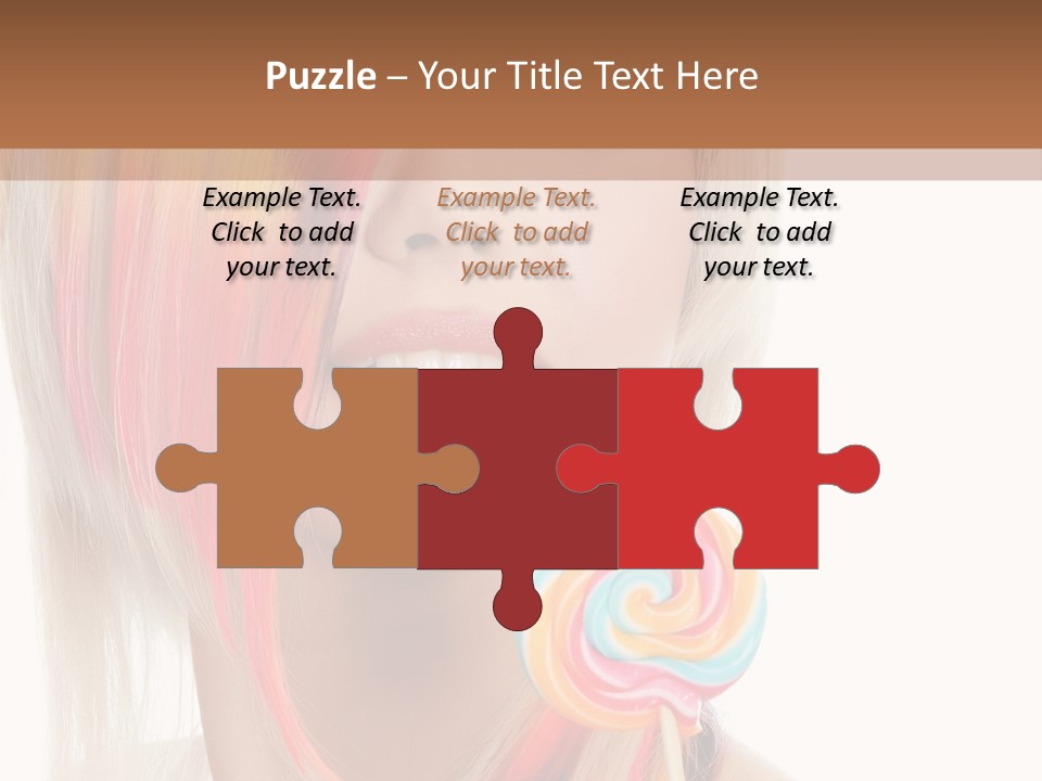 Beautiful Sugar Isolated PowerPoint Template