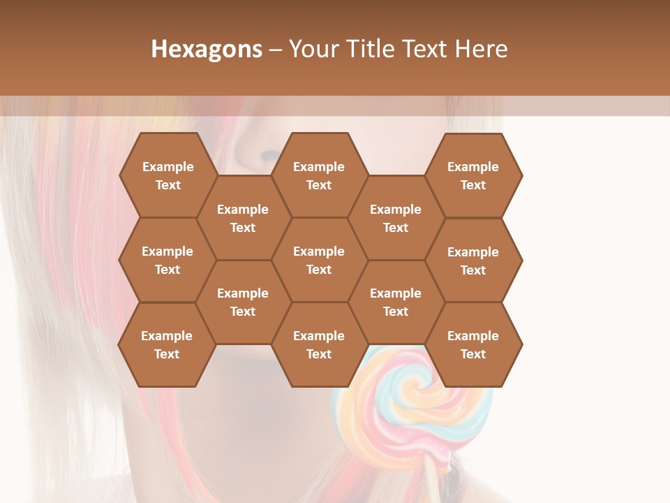 Beautiful Sugar Isolated PowerPoint Template