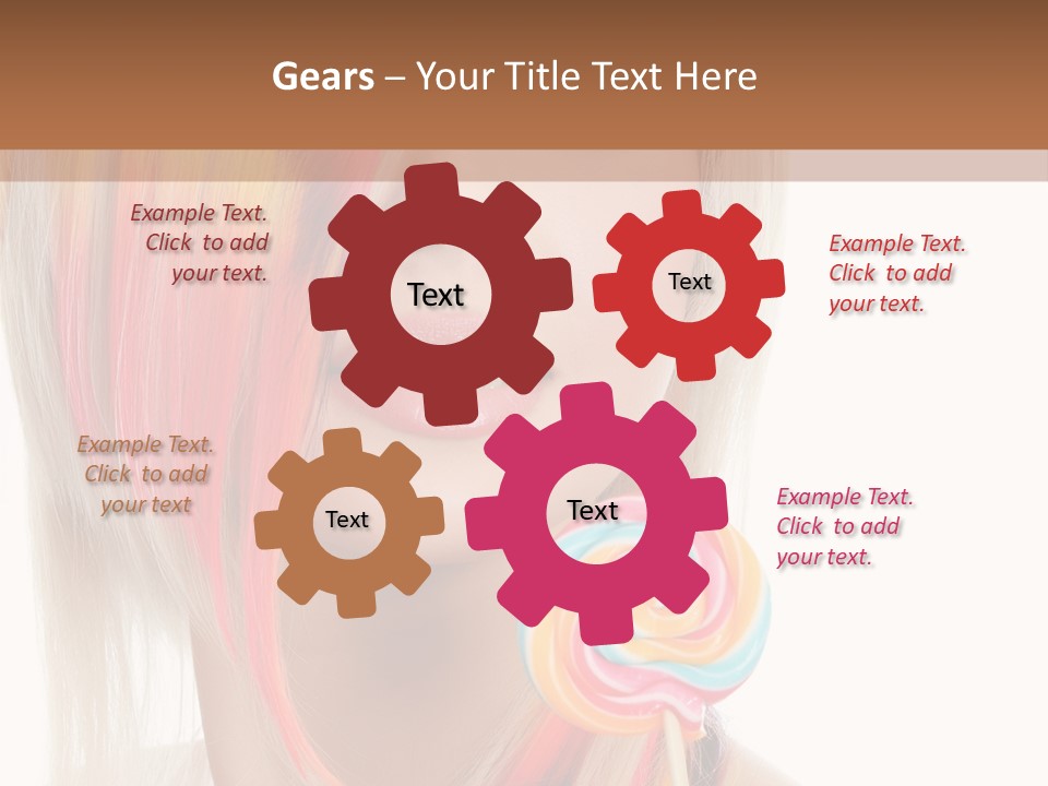 Beautiful Sugar Isolated PowerPoint Template