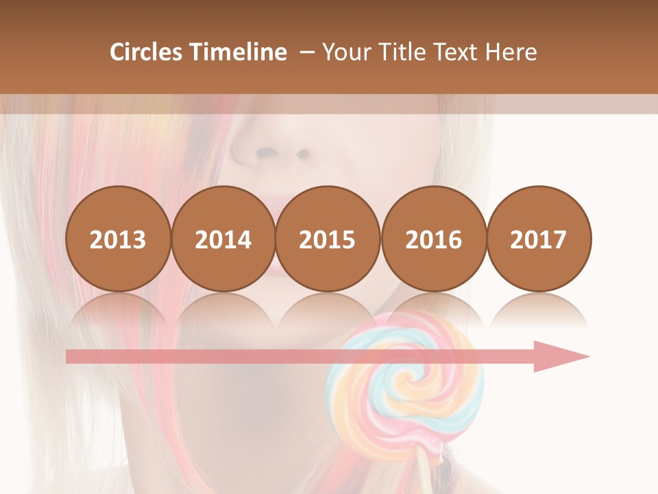 Beautiful Sugar Isolated PowerPoint Template