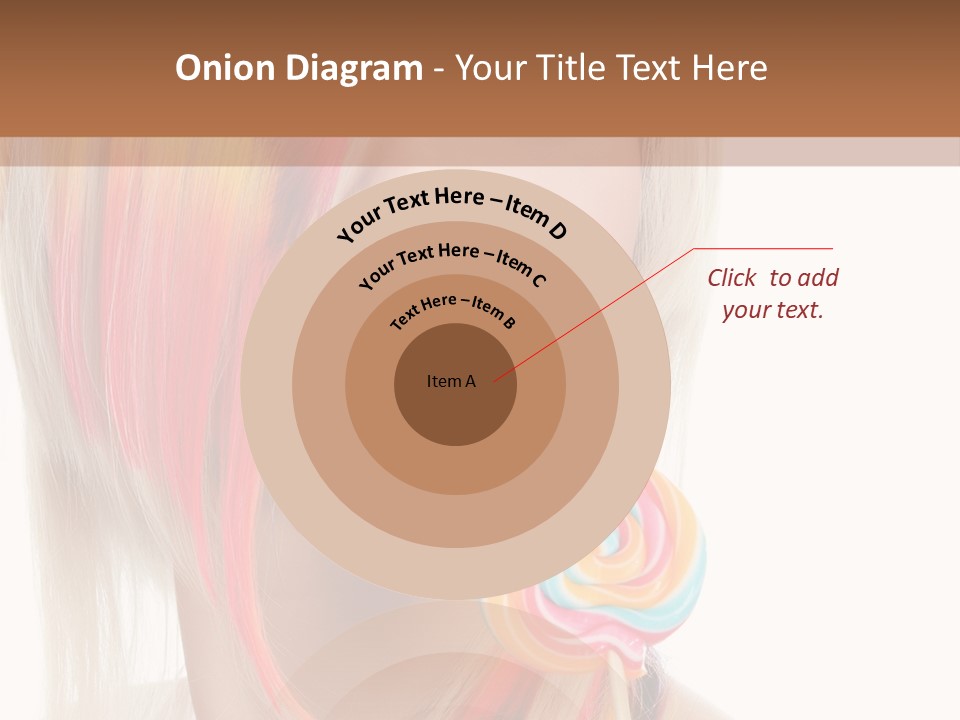 Beautiful Sugar Isolated PowerPoint Template