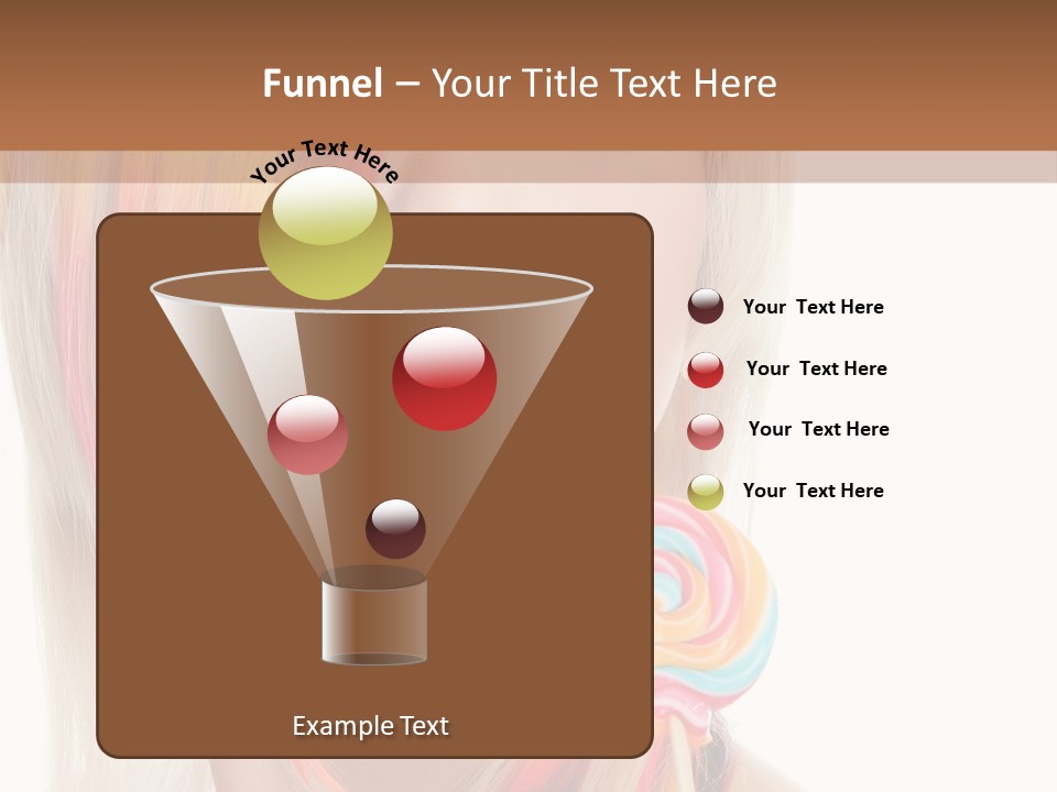 Beautiful Sugar Isolated PowerPoint Template