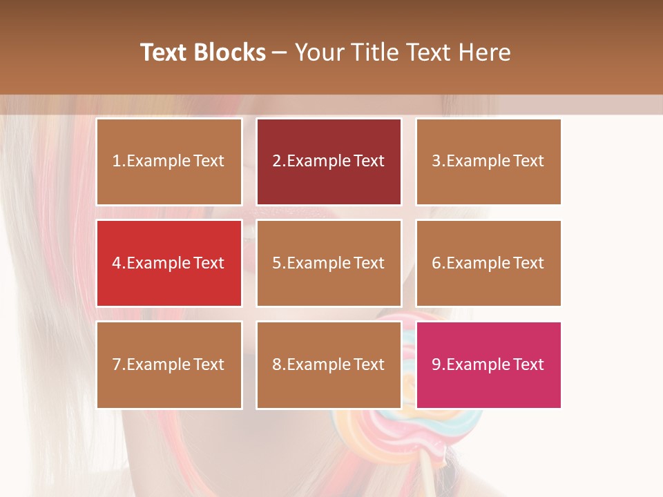 Beautiful Sugar Isolated PowerPoint Template